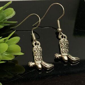 Cowboy Boot, Western Jewelry, Gift Idea, Cowboy Earrings, Western Earrings, Boot